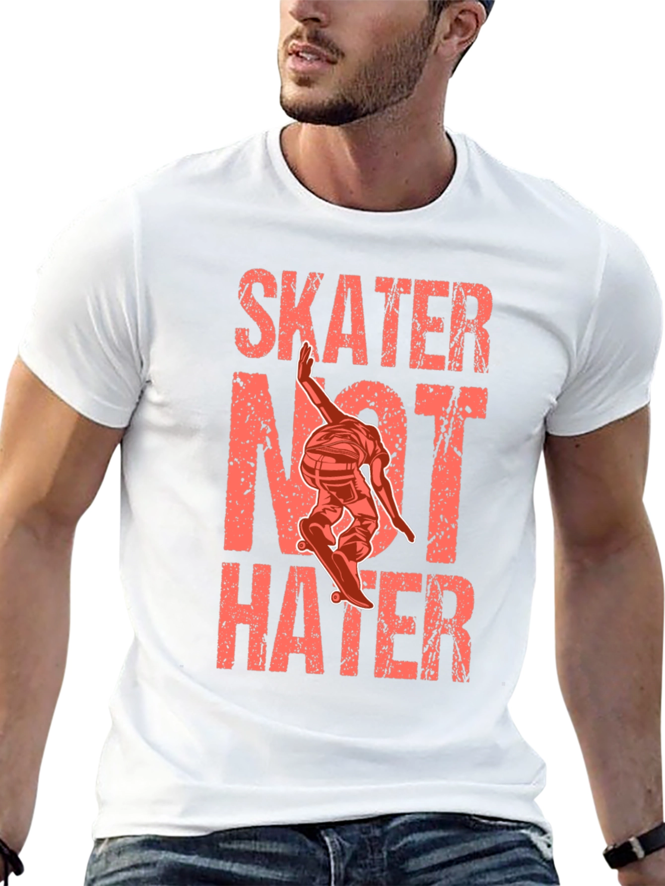 Skater Not Hater Graphic Tee