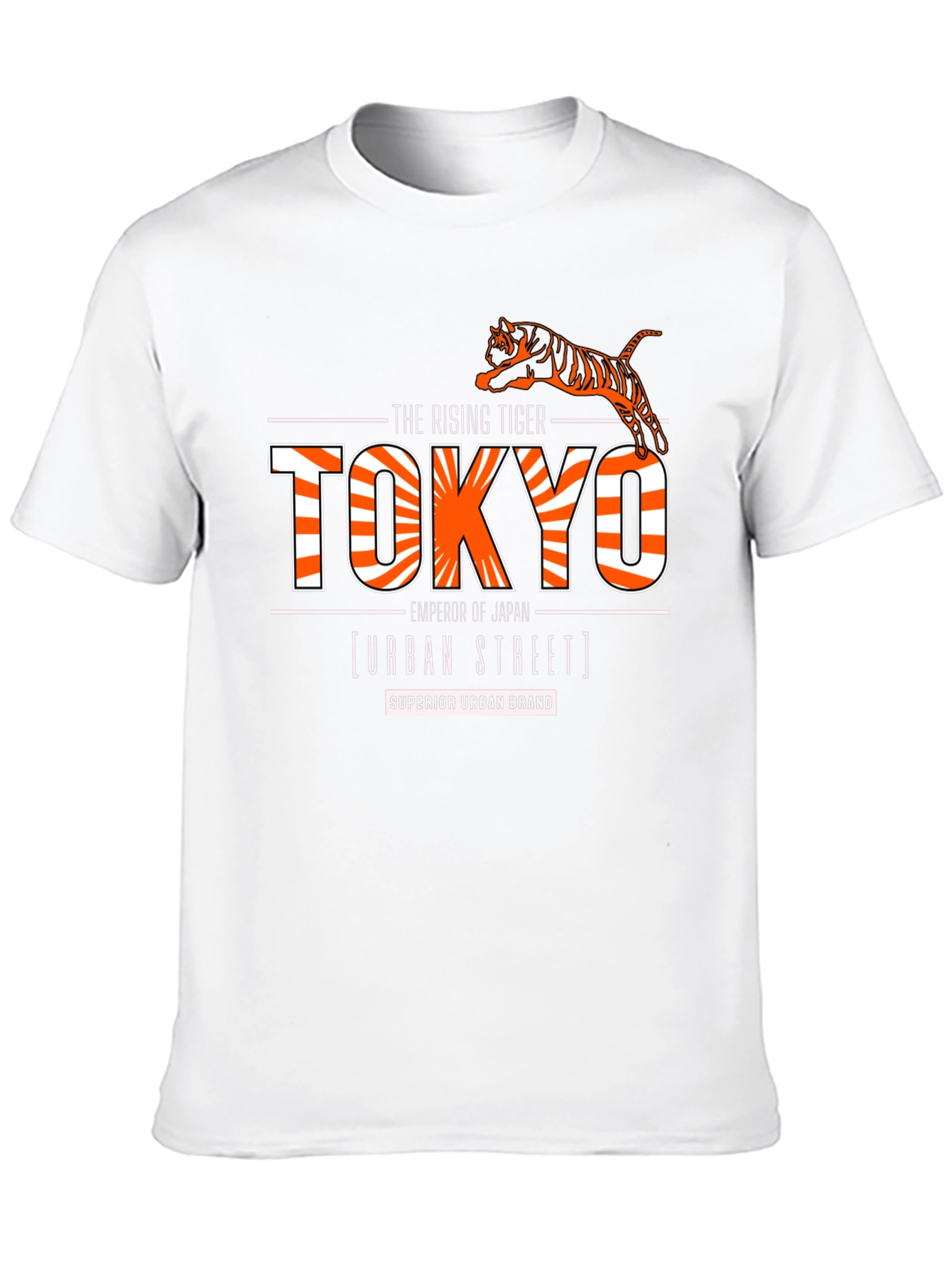Tokyo Rising Tiger Graphic Print Tee
