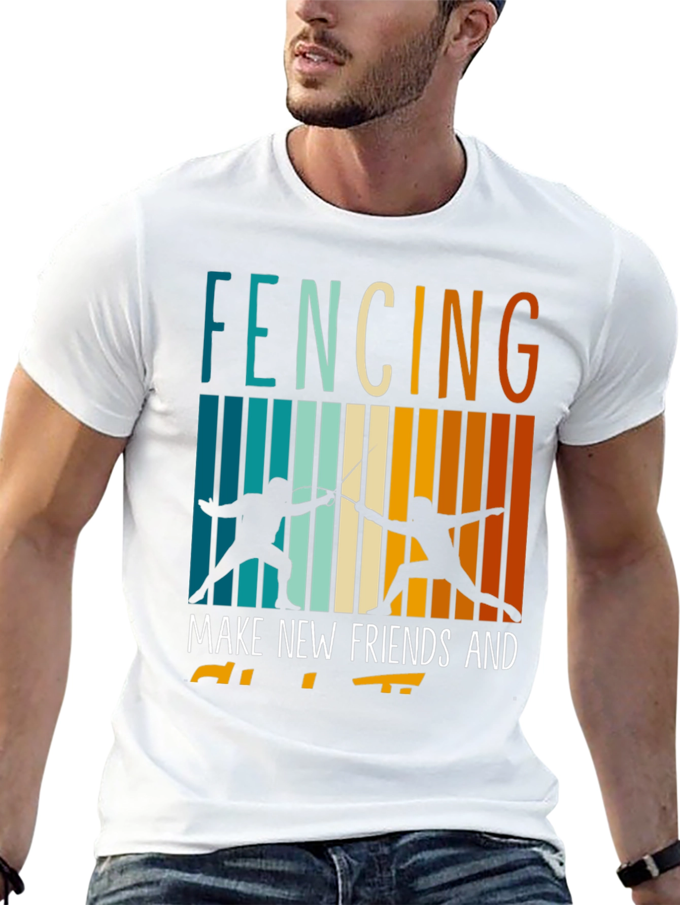 Fencing Make New Friends T-Shirt