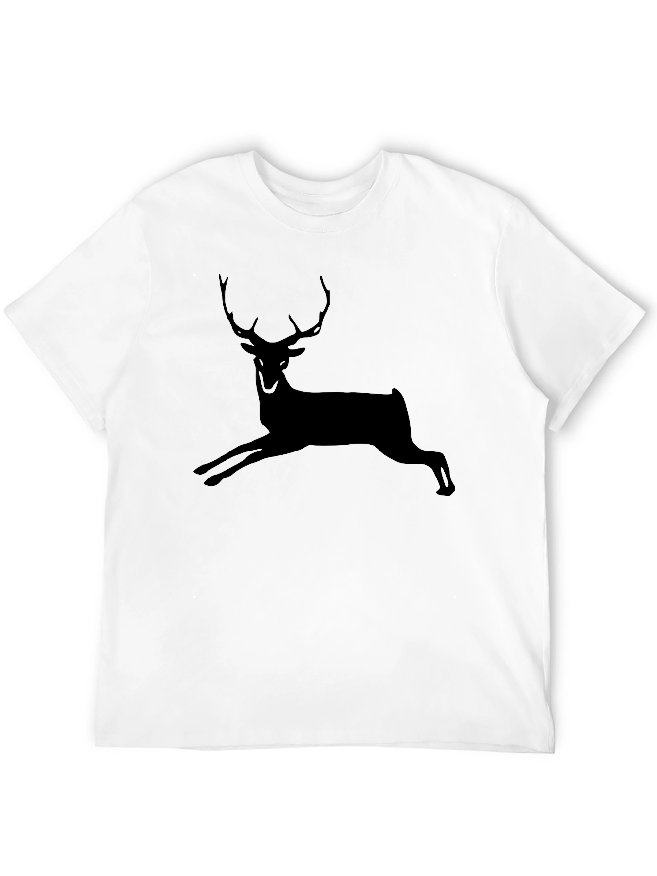 Black Deer Silhouette T-Shirt - Unisex