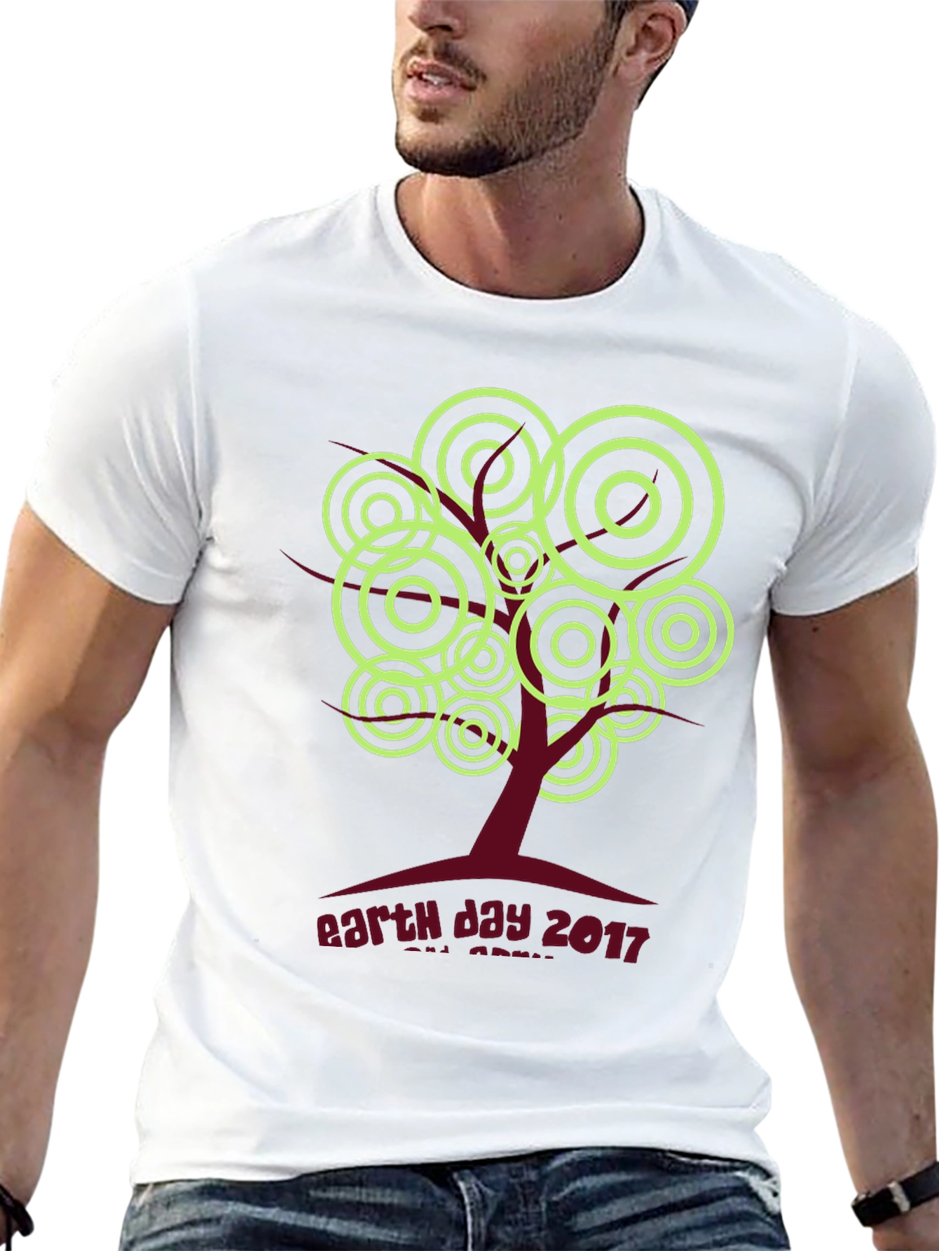 Earth Day 2017 T-Shirt: Tree Graphic Black Tee