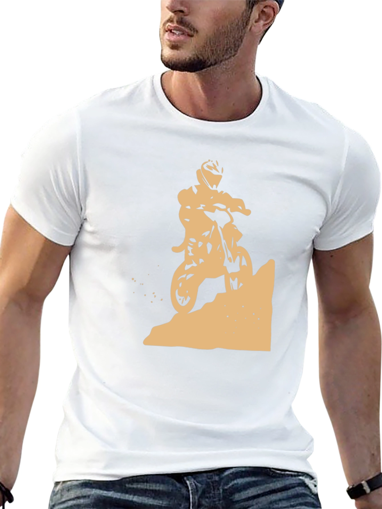 Motocross Silhouette Graphic Tee