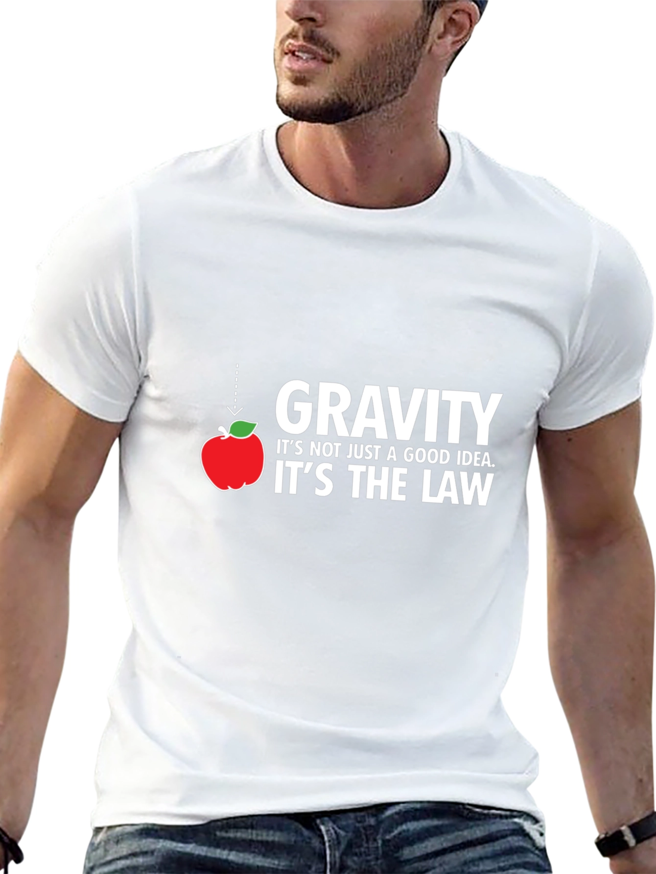 Gravity Law Funny Science T-Shirt