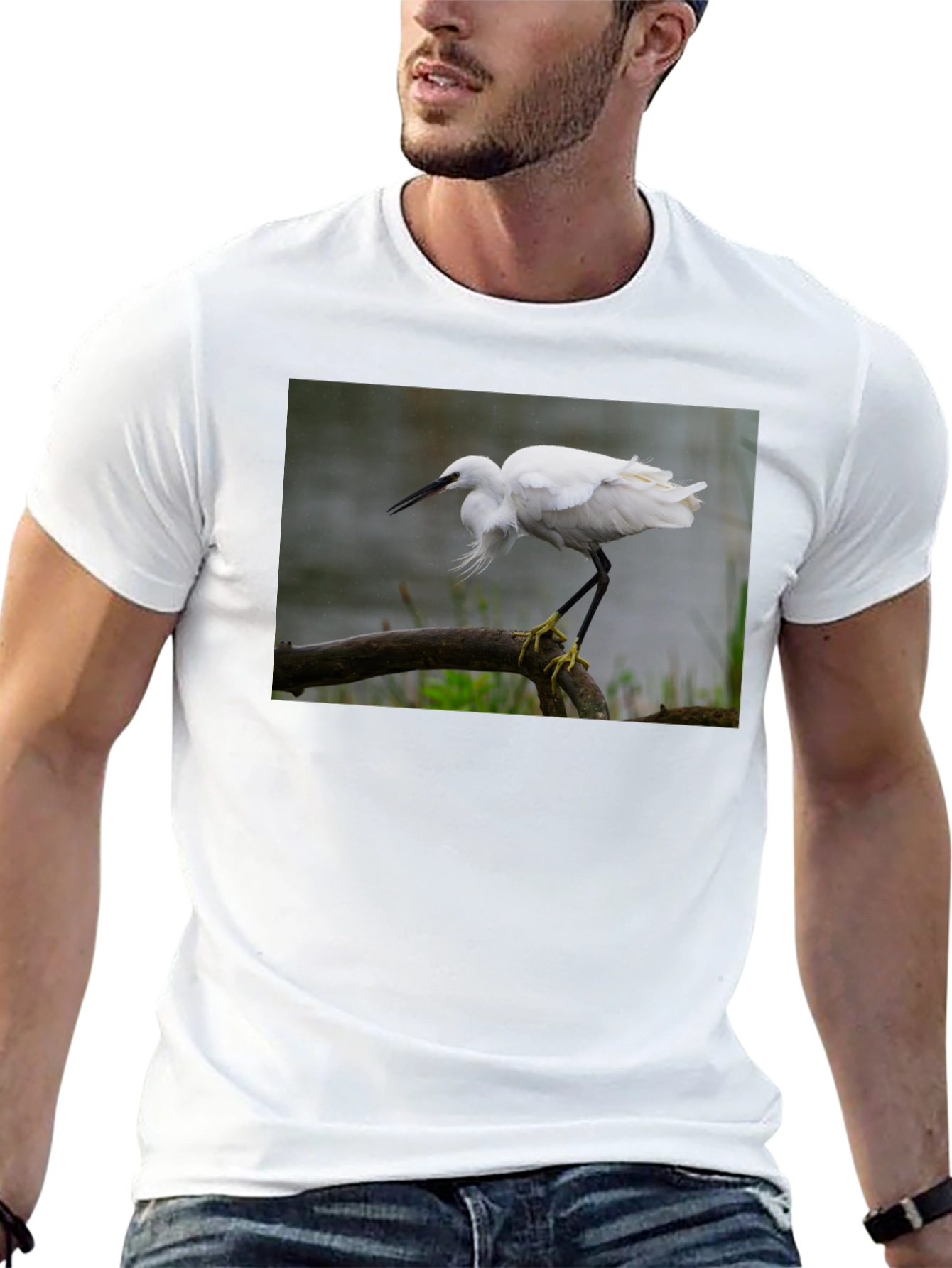 Egret T-Shirt - Nature Bird Tee