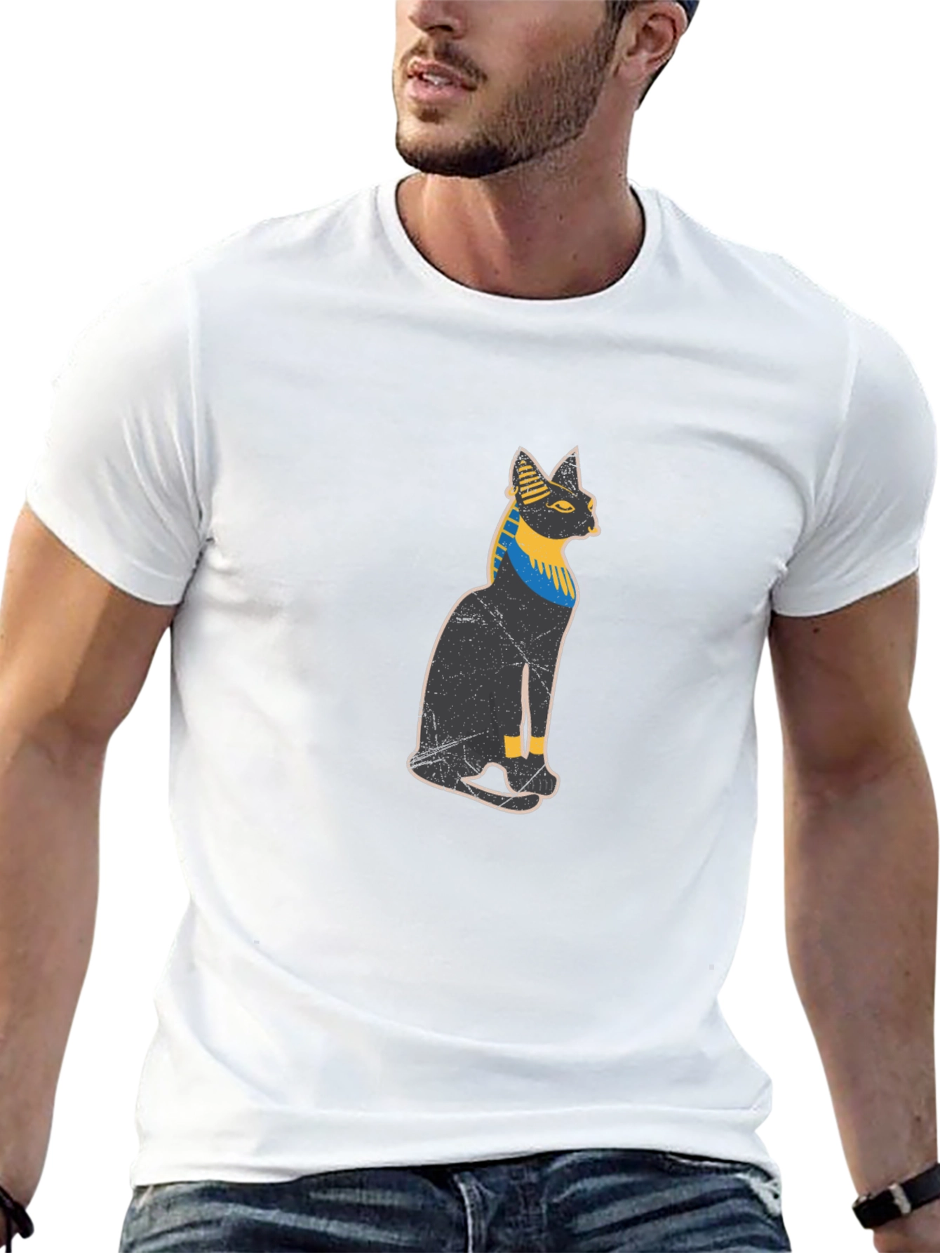 Egyptian Cat T-Shirt - Bastet Goddess Tee