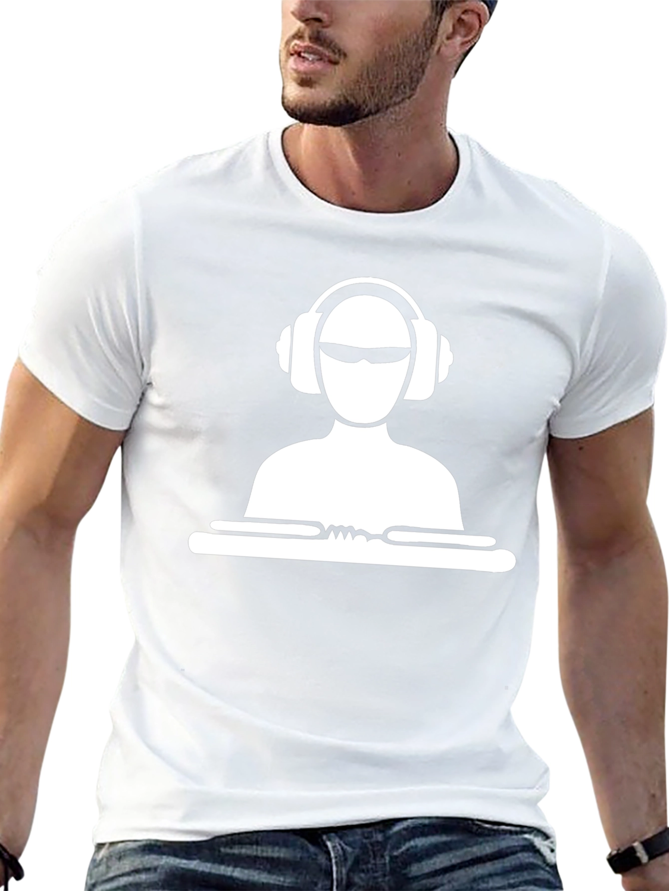 DJ Graphic T-Shirt - Cool Music Lover Tee