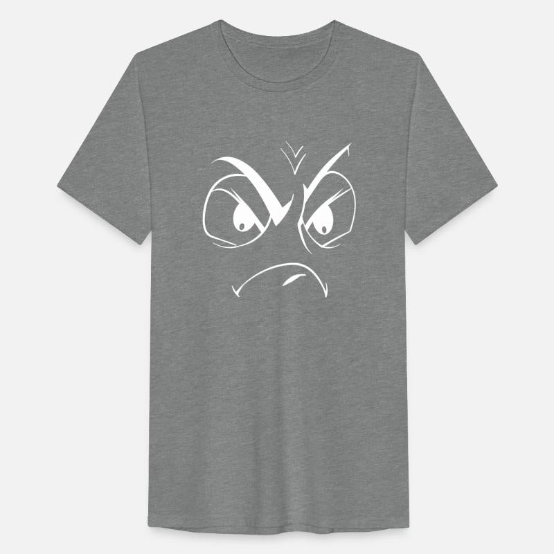 Angry eyes cartoon Funny T shirt design for Gift