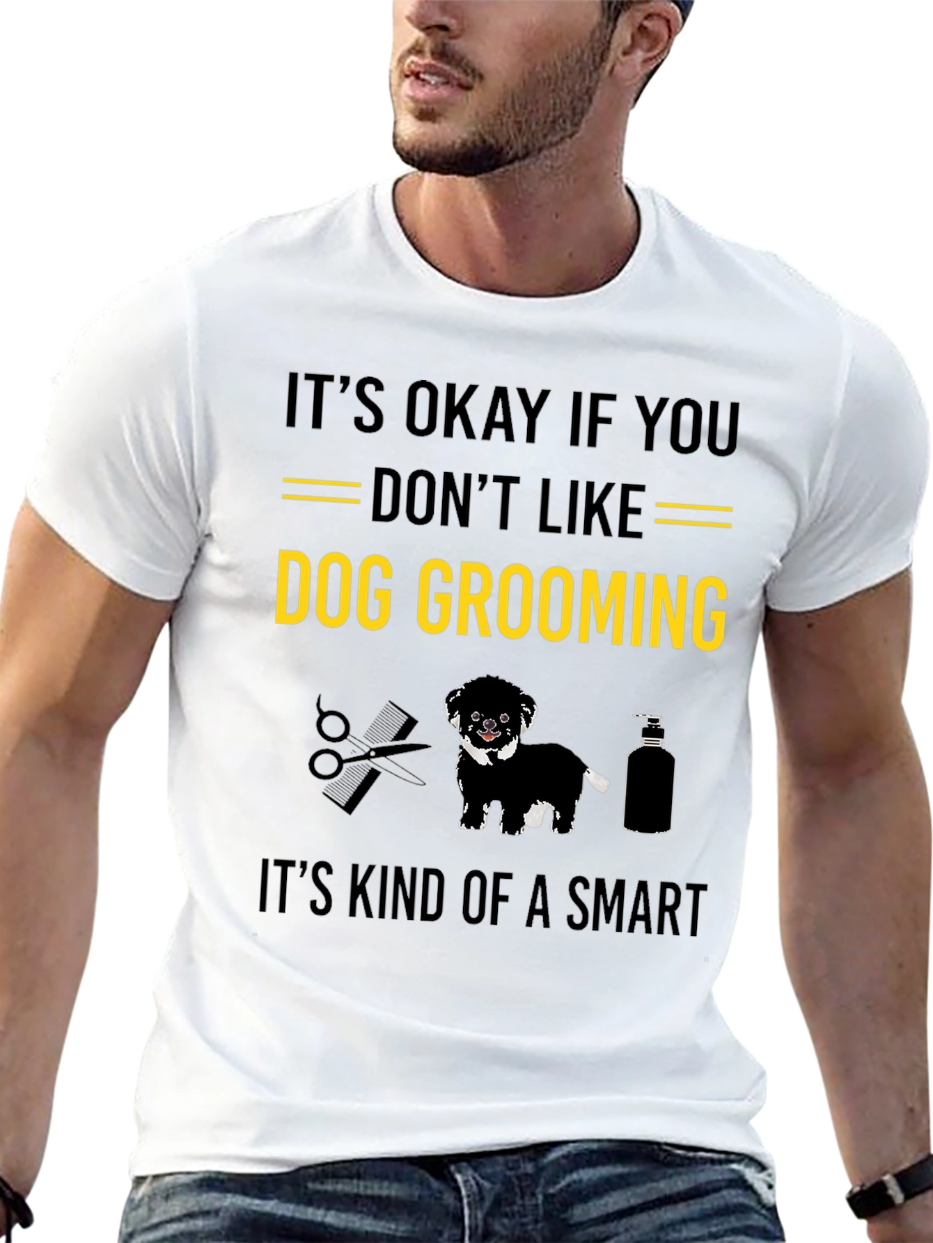 Dog Grooming Graphic Tee - Funny Gift