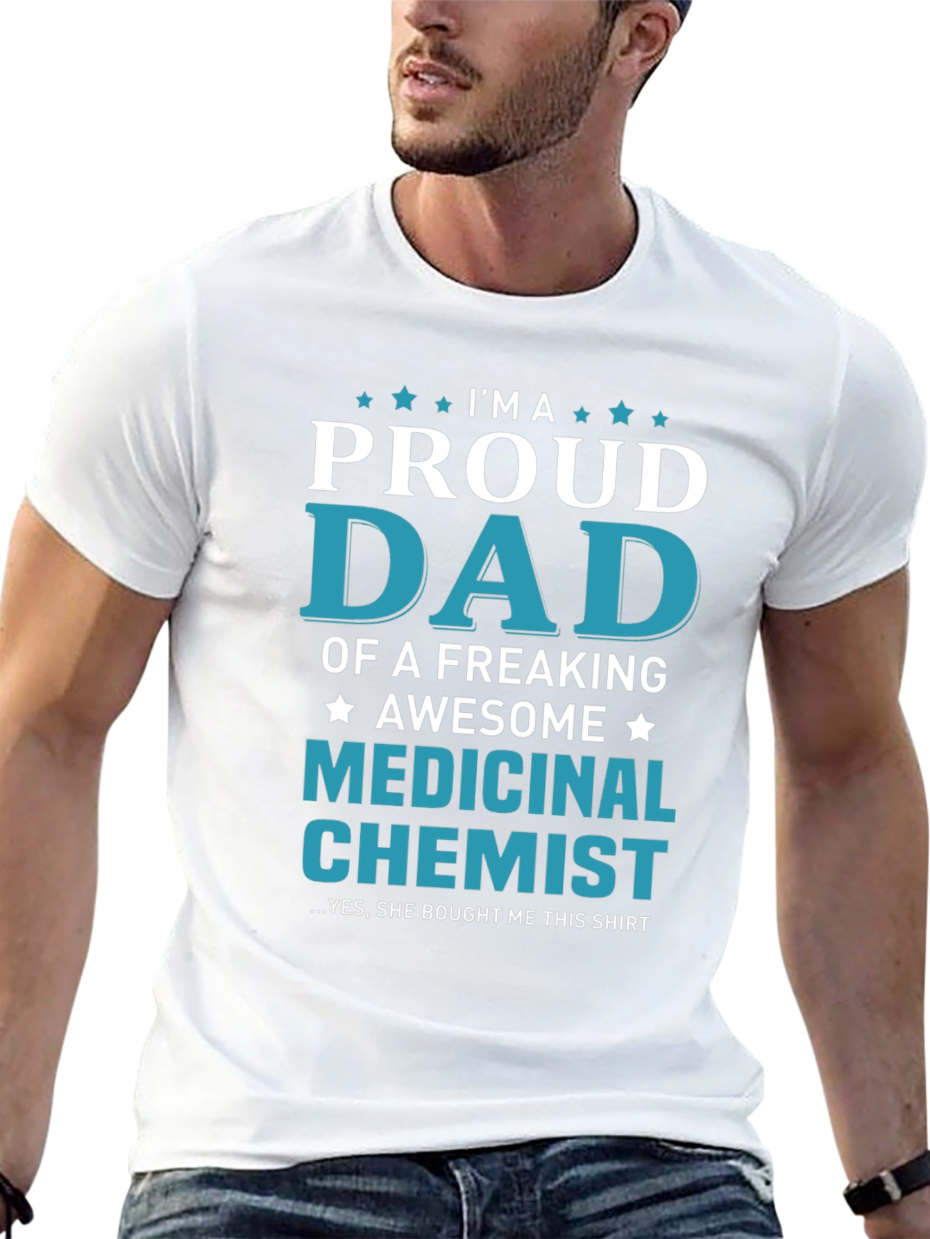 Proud Dad Medicinal Chemist Graphic Tee