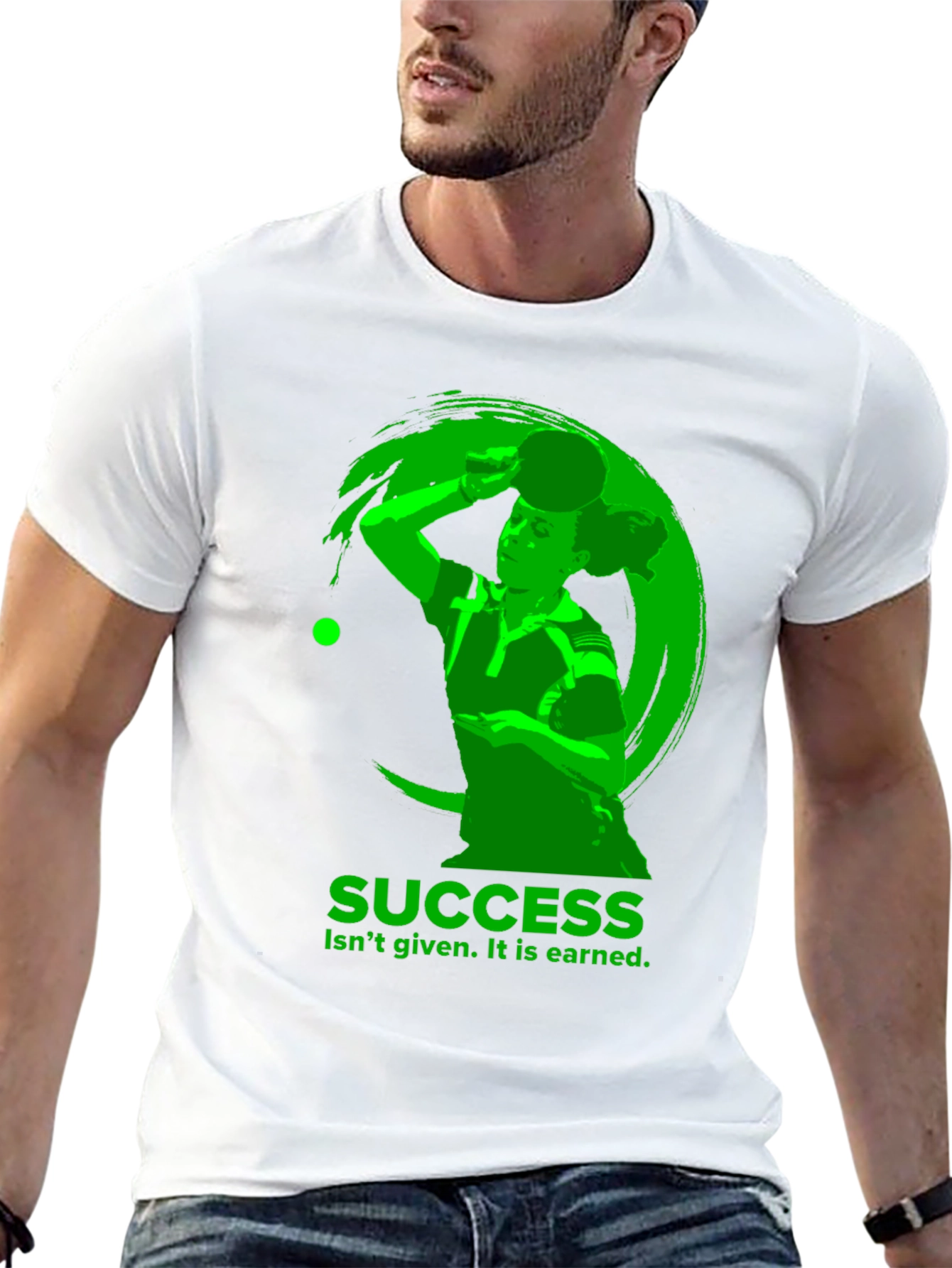 Success Table Tennis T-Shirt - Earned Not Given