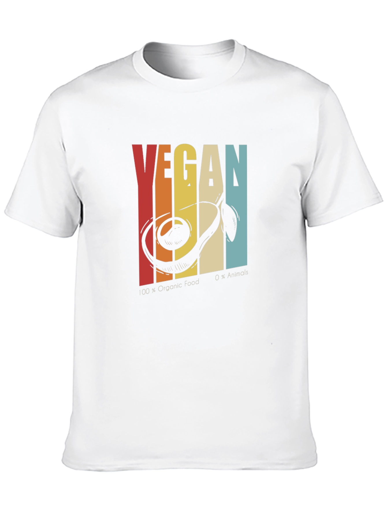 Vegan Avocado Graphic Tee - Organic Food Shirt