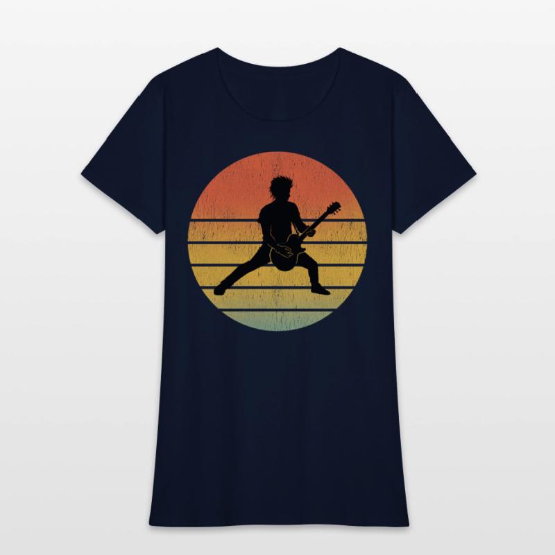 Bass Guitar Player Musician Bassist Vintage Retro