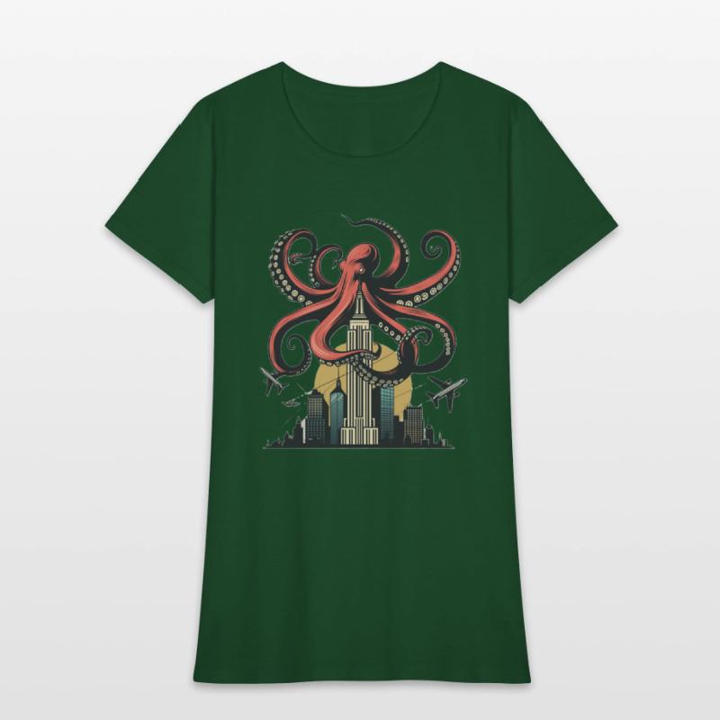 Big Octopus on Building