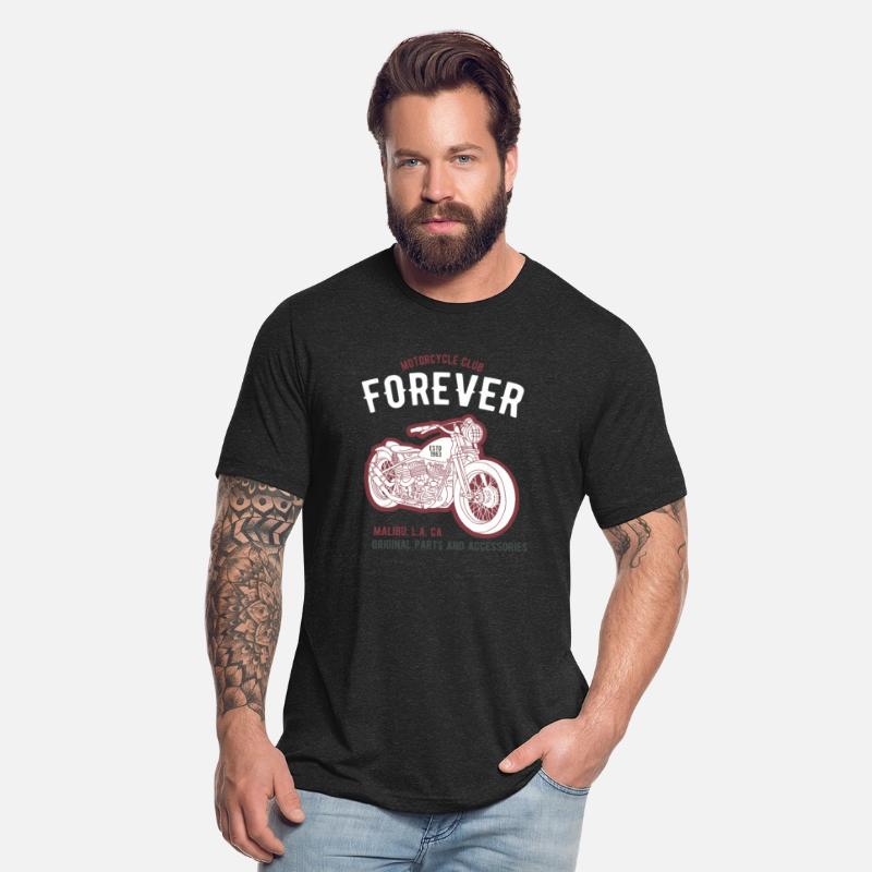 Biker and Motorcycle