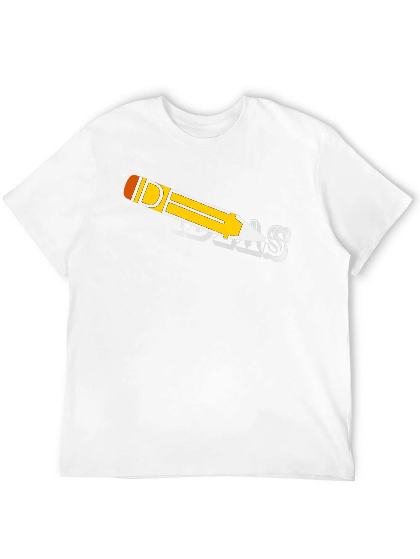 Ideas Pencil Graphic T-Shirt - Black