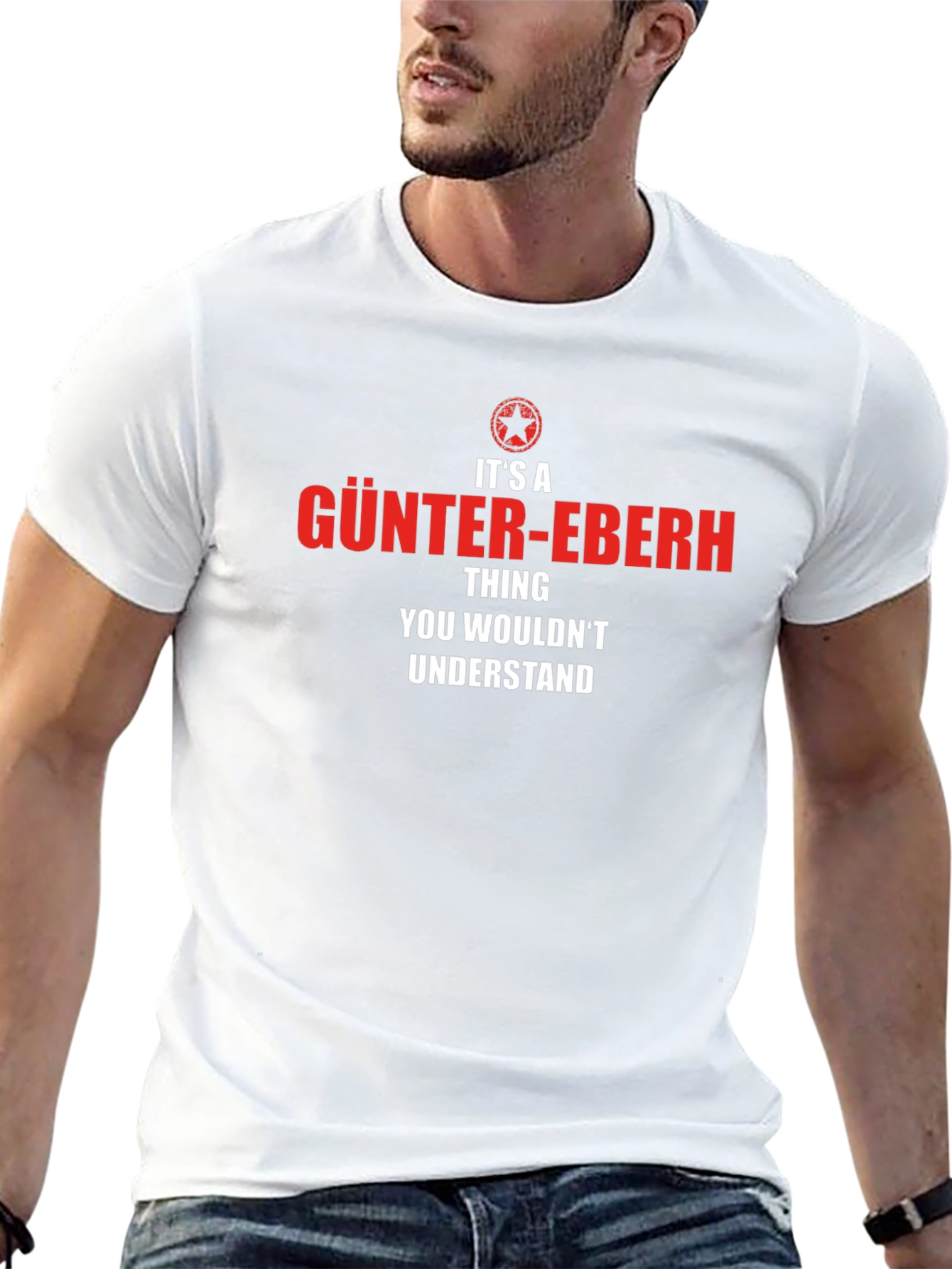 GÜNTER-EBERH Thing Black T-Shirt