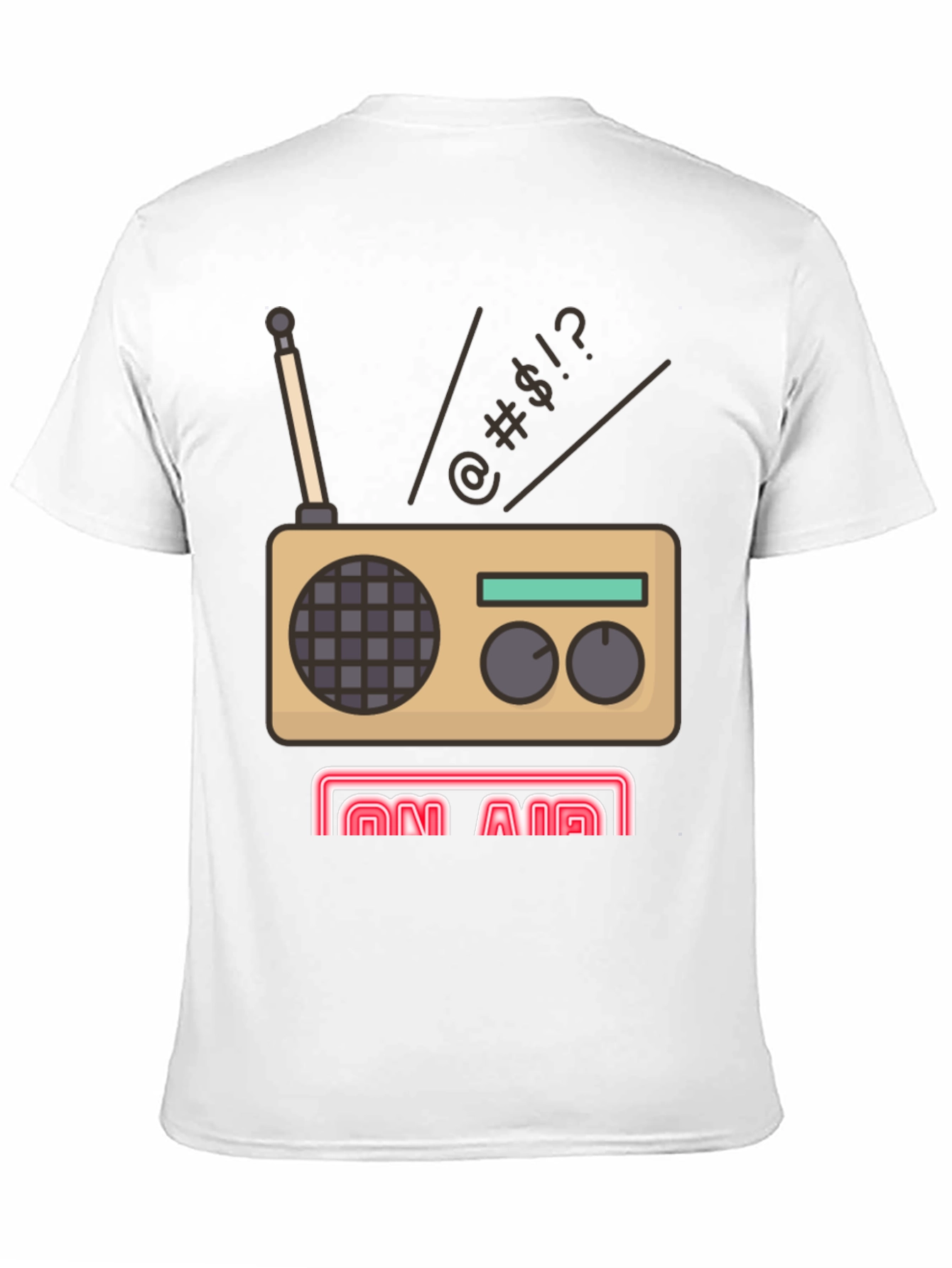Retro Radio Cartoon Graphic Tee