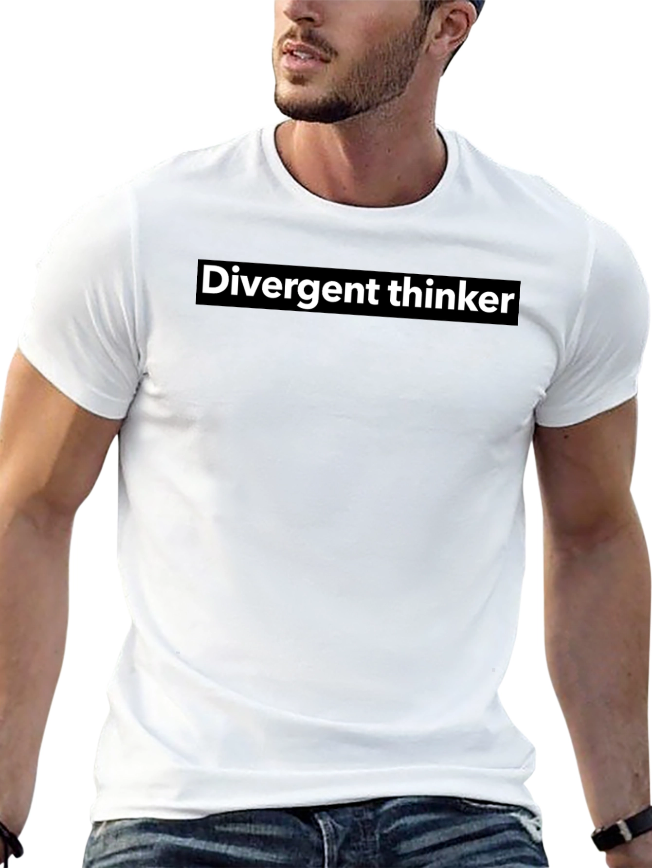 Divergent Thinker Graphic Tee - Black