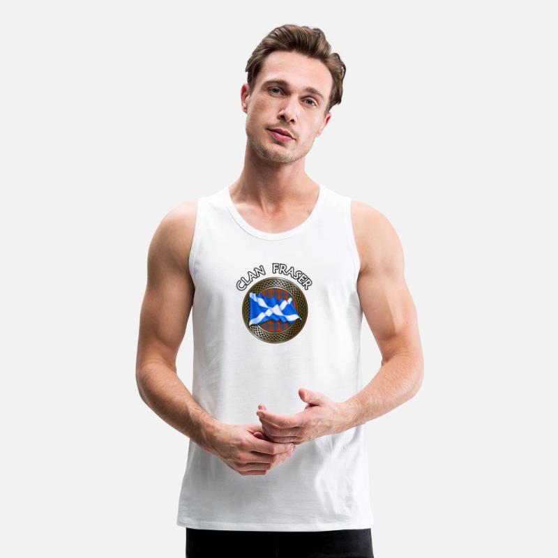 Clan Fraser Tartan Knot & Flag