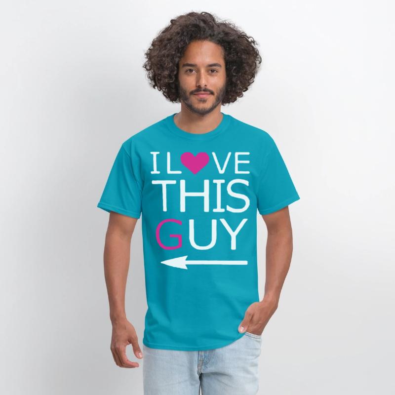 Couple Matching Shirts I Love This Guy Girl brothe