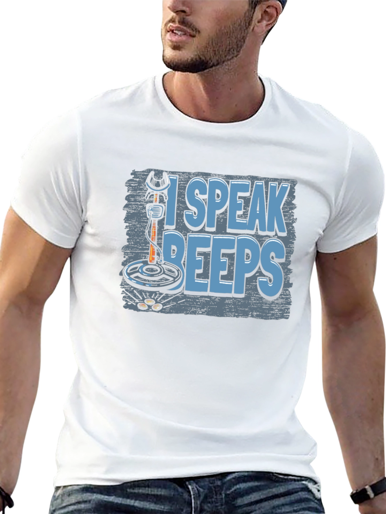 I Speak Beeps Metal Detecting T-Shirt