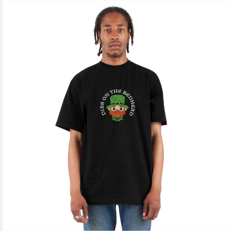 Dibs On the RedHead Male Leprechaun Graphic Design