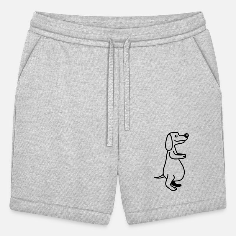Dog Big Belly Overweight Hungry Eating Funny Comic