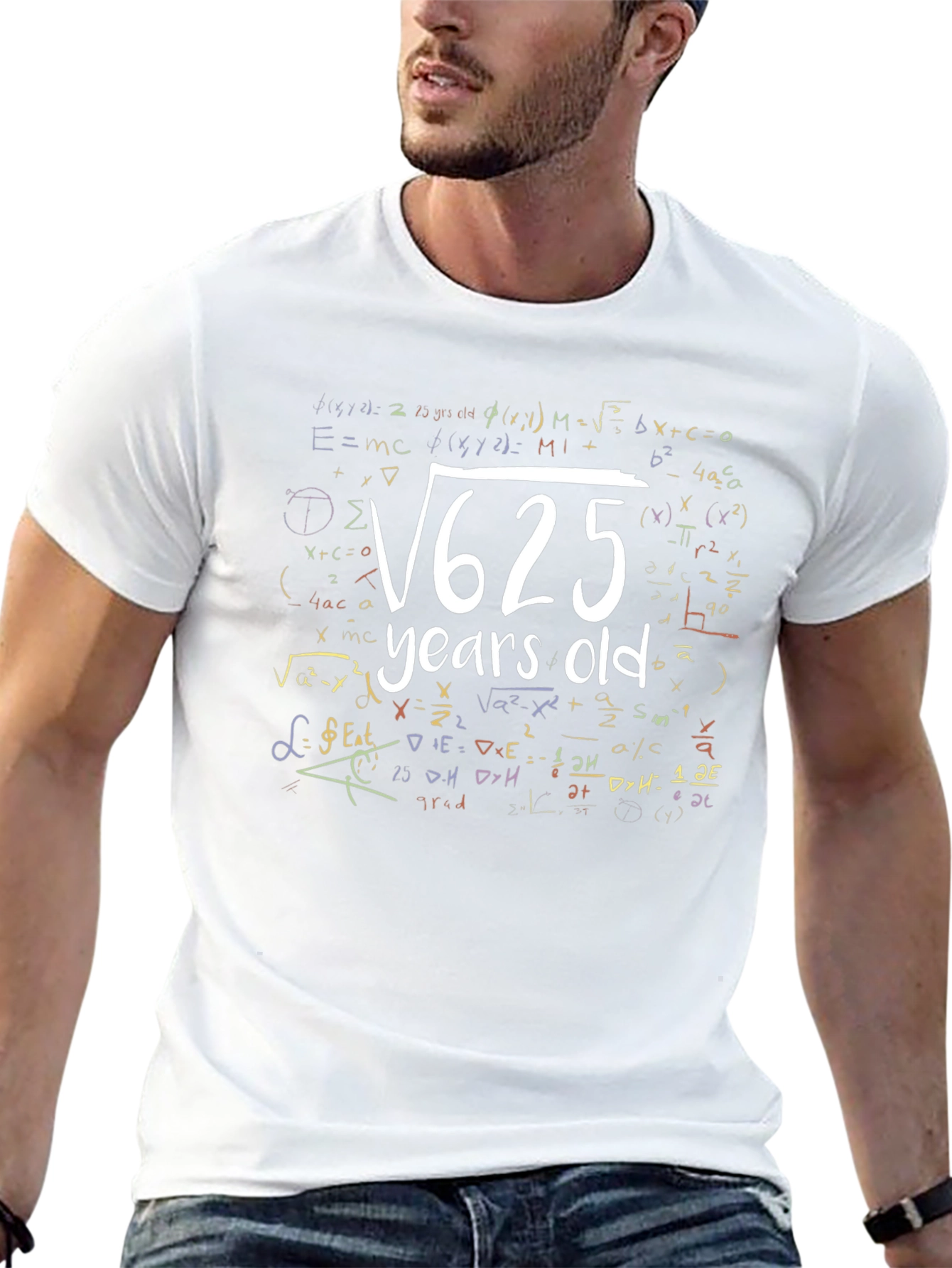 Funny Math Age T-Shirt - Root 625 Years Old