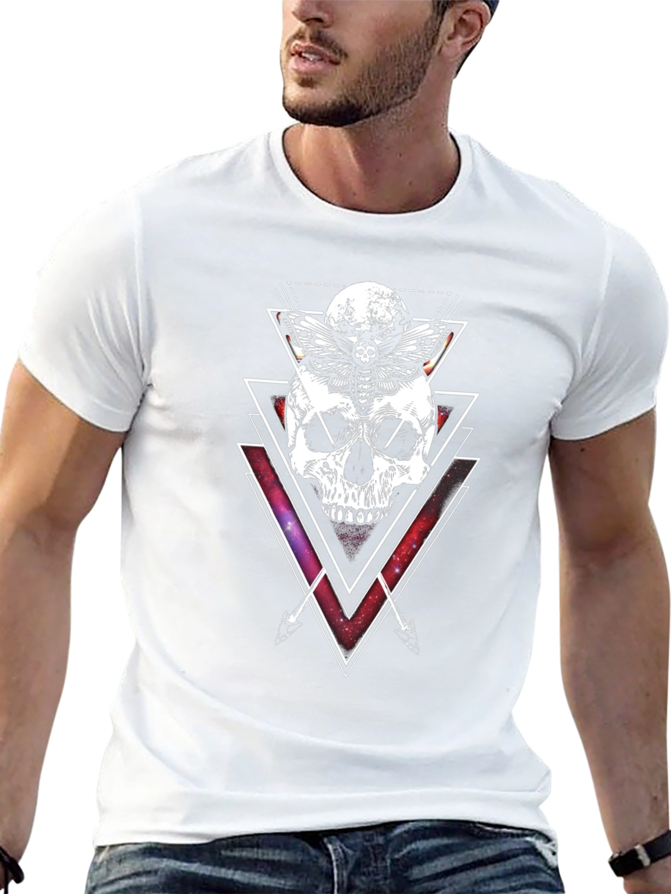 Skull & Moth Graphic Tee