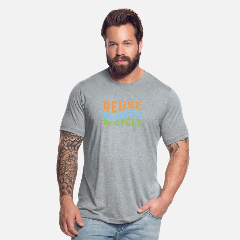Earth Day Reuse Reduce Recycle - Eco Slogan