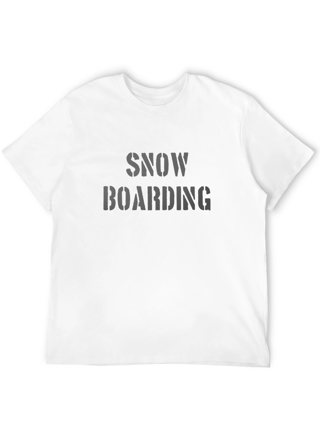 Snowboarding T-Shirt - Black Graphic Tee