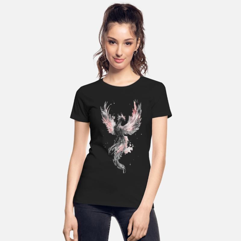 Elegant Watercolor Phoenix Illustration