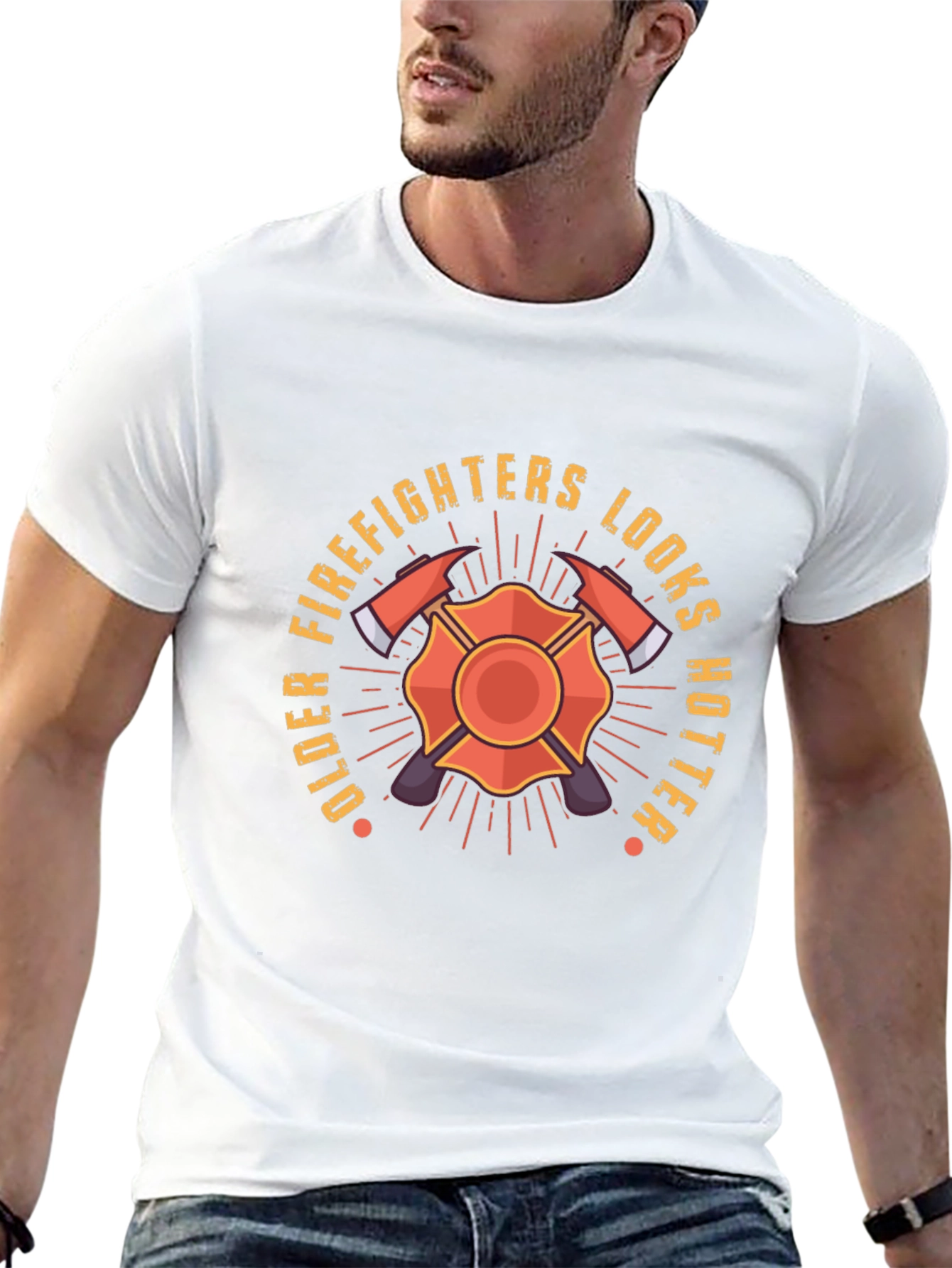 Older Firefighters Look Hotter T-Shirt