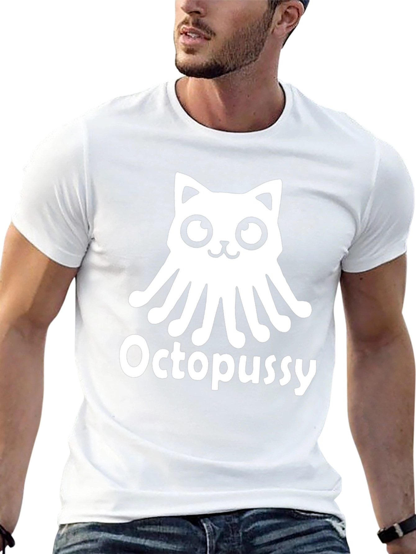 Octopussy T-Shirt - Cat Octopus Graphic Tee