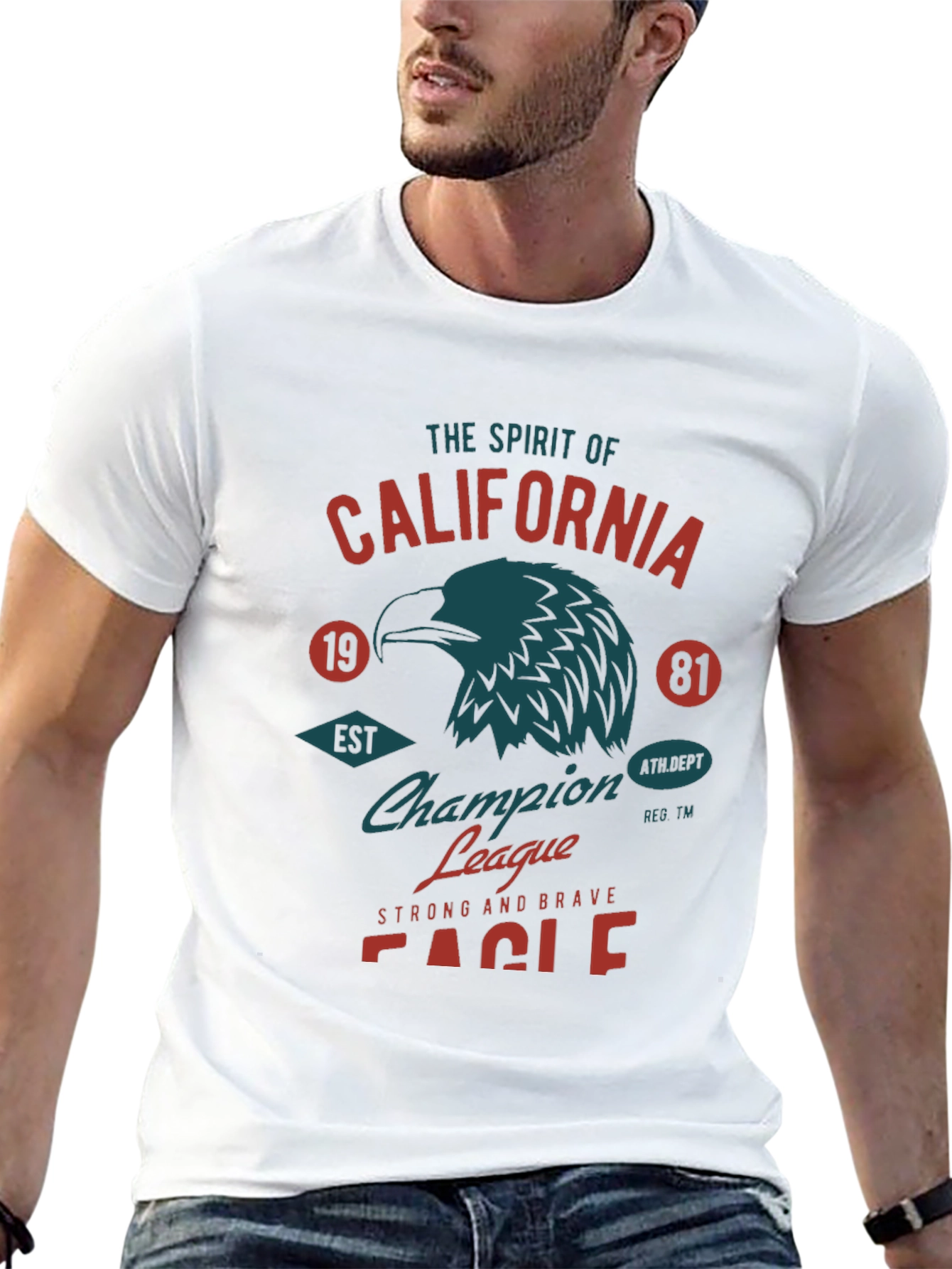California Eagle Graphic T-Shirt - Champion League