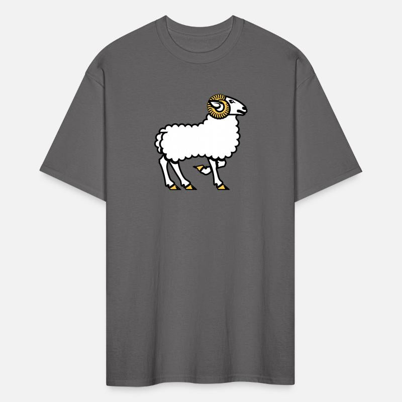 Farm Heritage Heraldic Design with Horns and Hoove