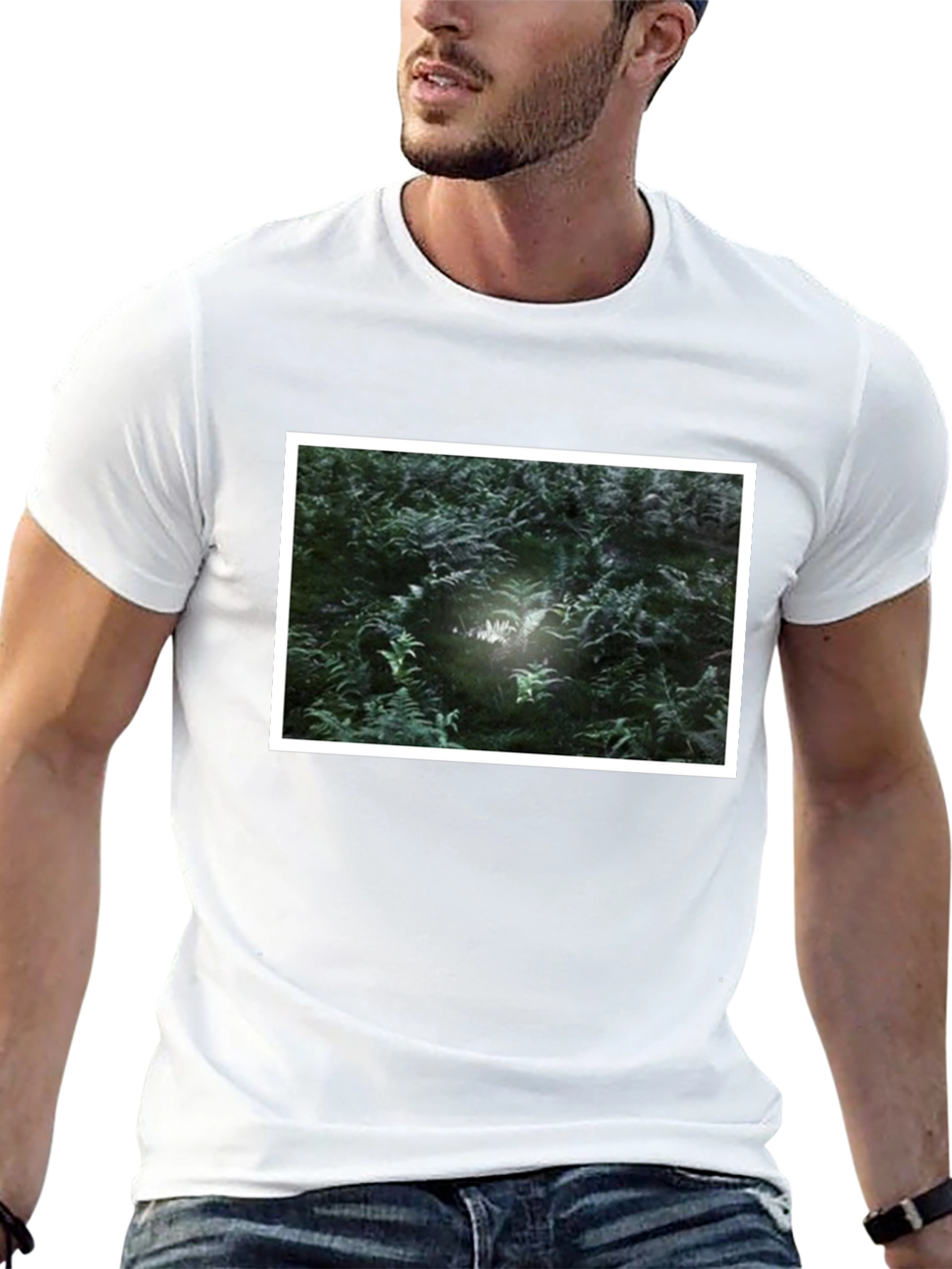 Nature Scene Black T-Shirt