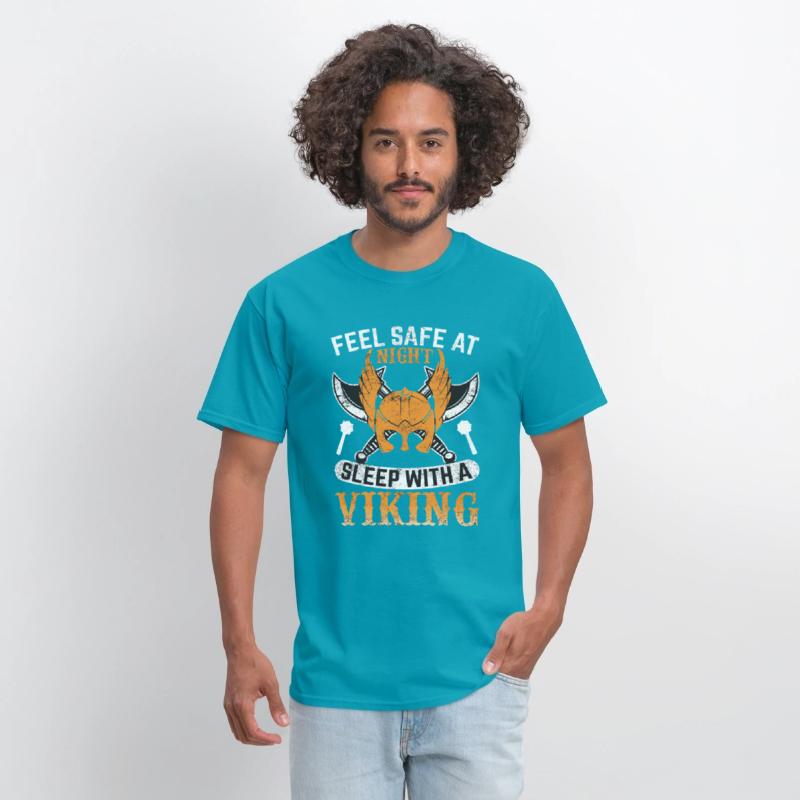 Feel safe at night sleep with a viking quotation