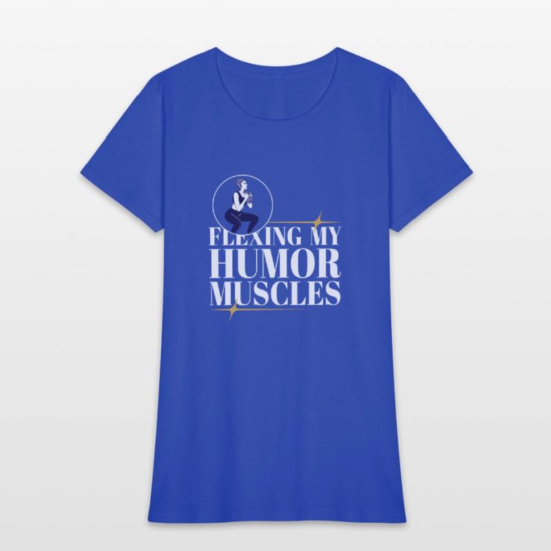 Flexing My Humor Strength Sports Laughing Muscles