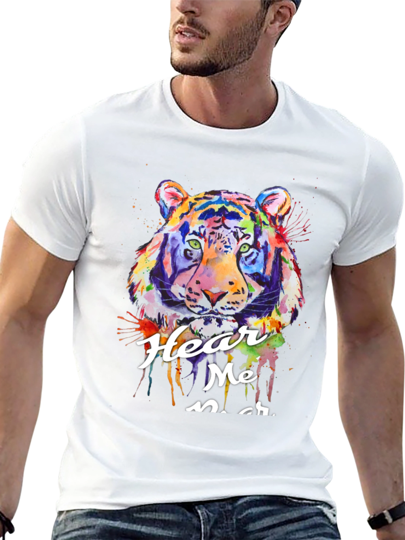 Hear Me Roar Tiger Graphic T-Shirt