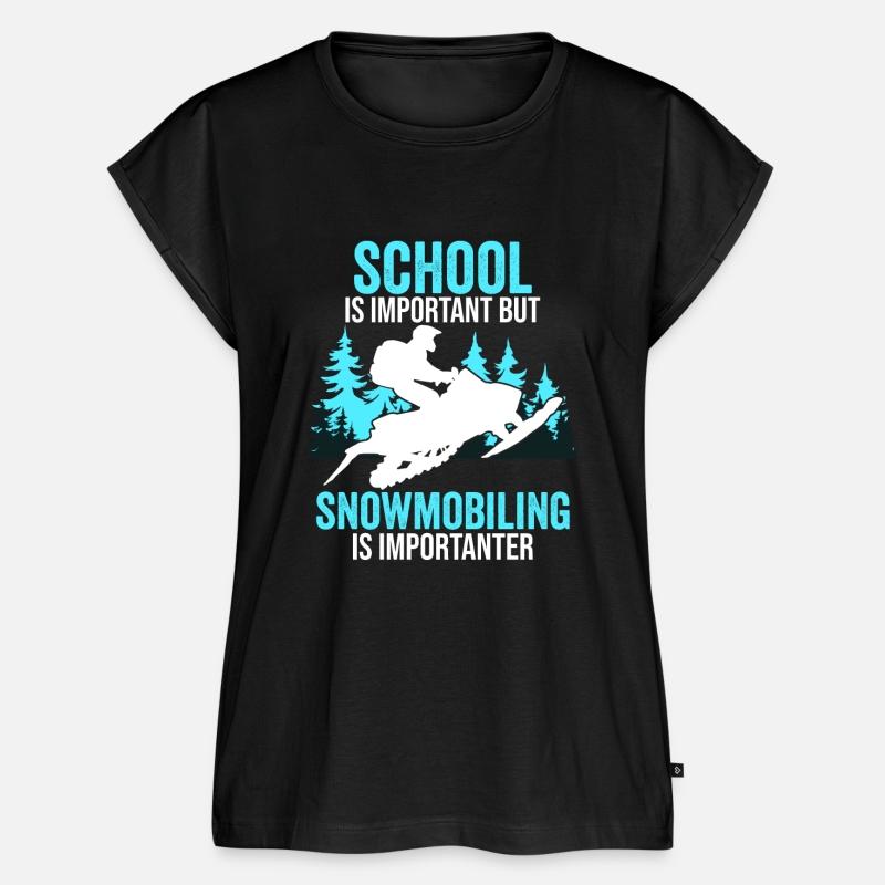 Funny Snowmobiling Snowmobile Men Women Kids