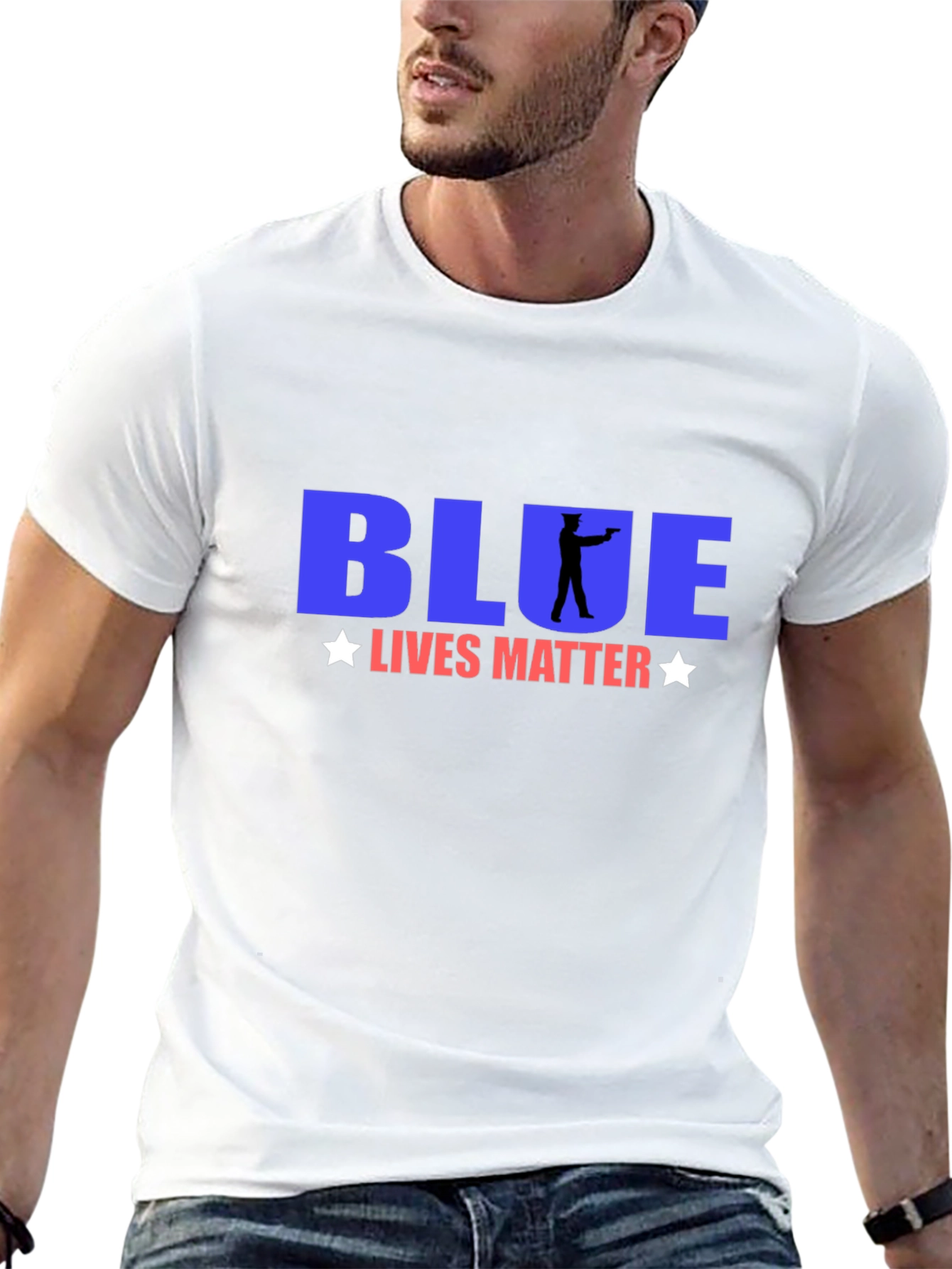 Blue Lives Matter Graphic T-Shirt