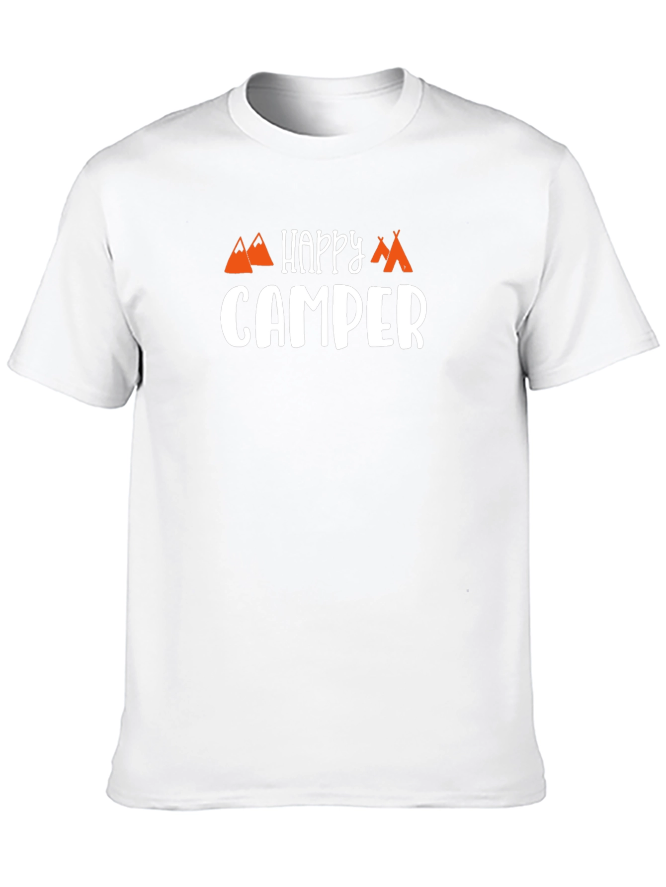 Happy Camper Graphic T-Shirt - Camping Adventure Tee