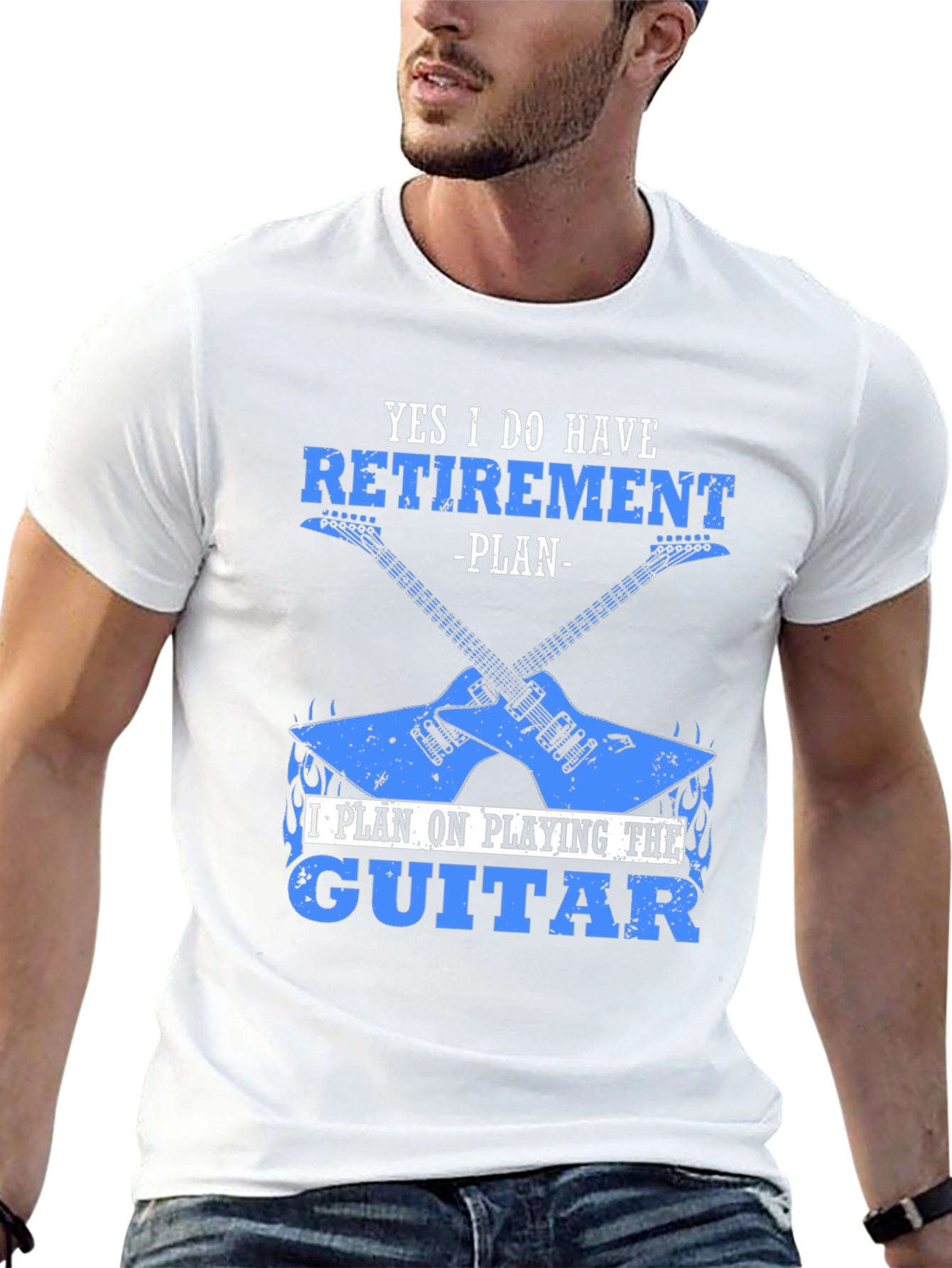 Retirement Plan Guitar T-Shirt - Musician Gift