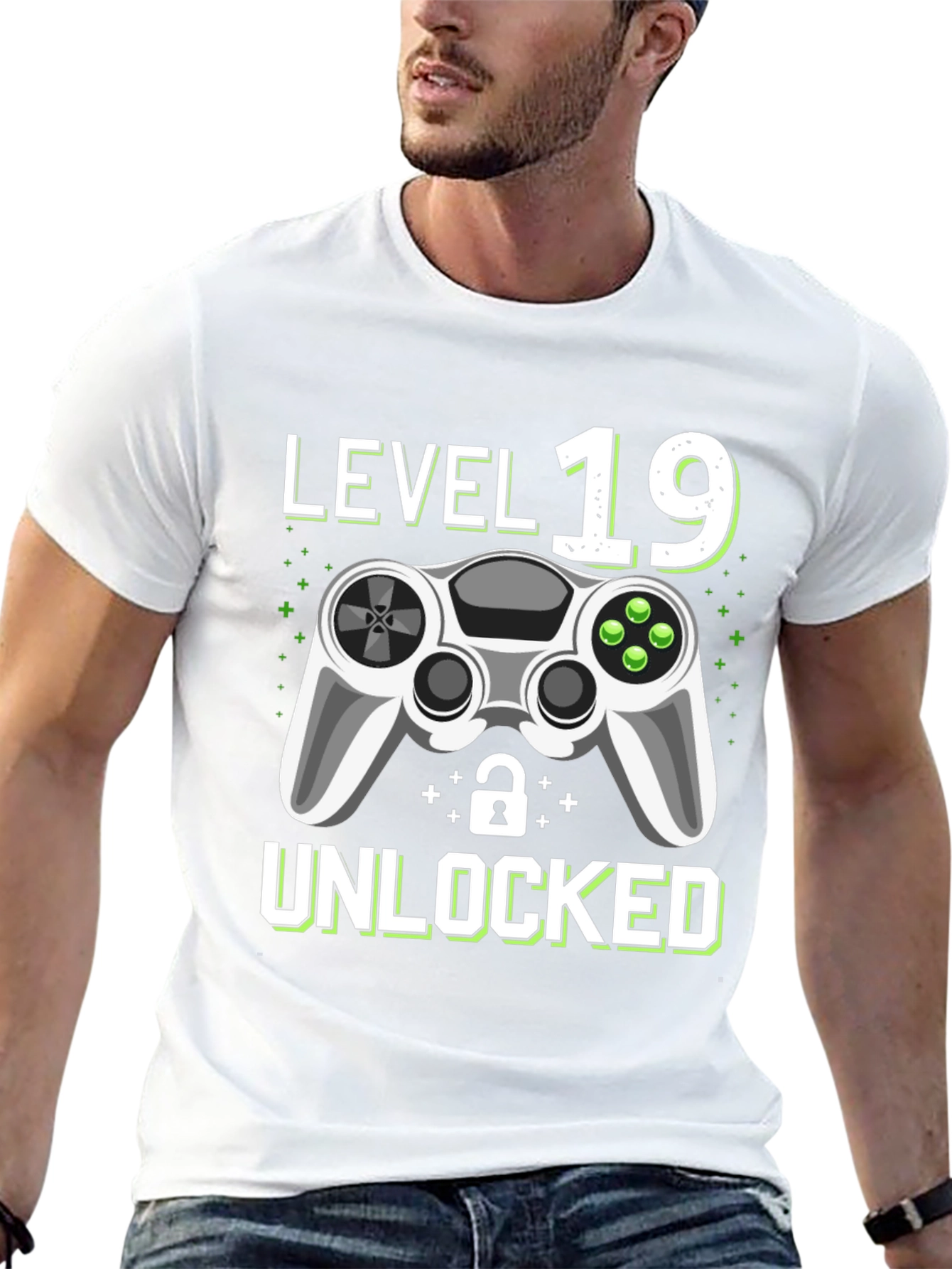 Level 19 Unlocked T-Shirt - Gamer Birthday Tee