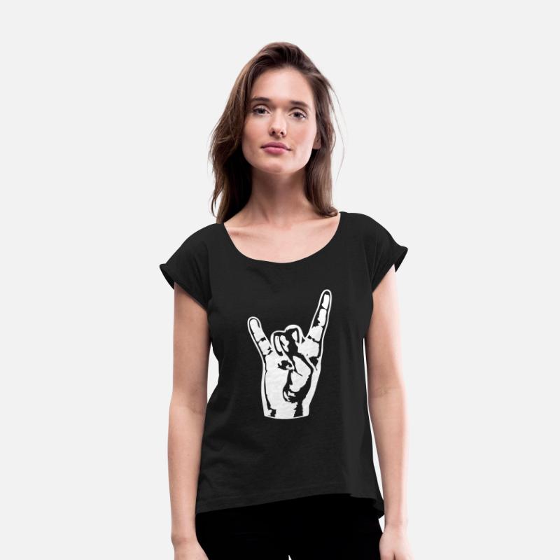 Heavy Metal Fun Hard Rock Music Horns Hand Gesture