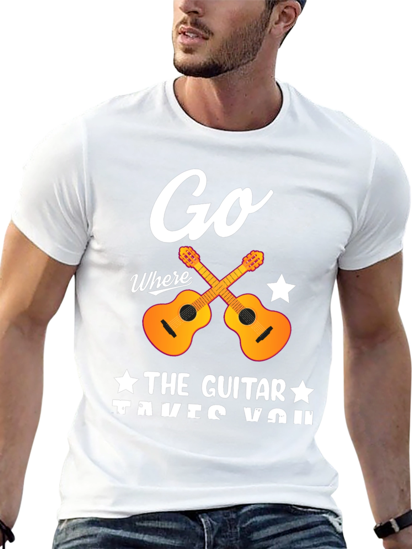Go Where the Guitar Takes You T-Shirt
