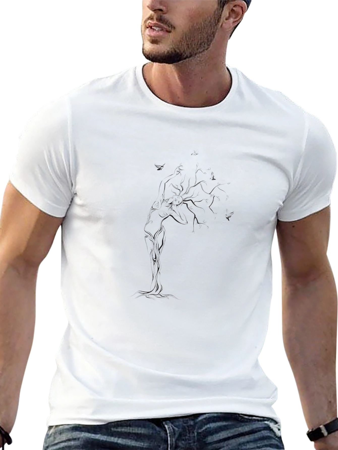 Classic Black Crew Neck T-Shirt