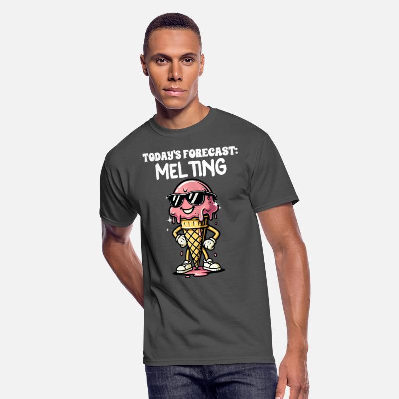 ice cream funny hot weather cute cartoon humor