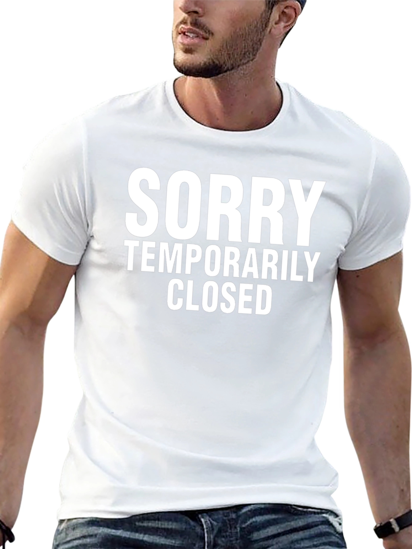 Sorry Temporarily Closed Graphic T-Shirt